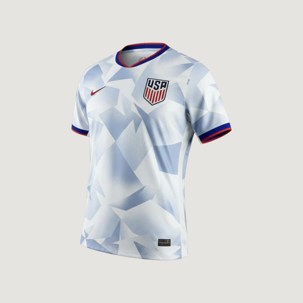 USA – Jersey Home 2025-26 – White, Blue, Red