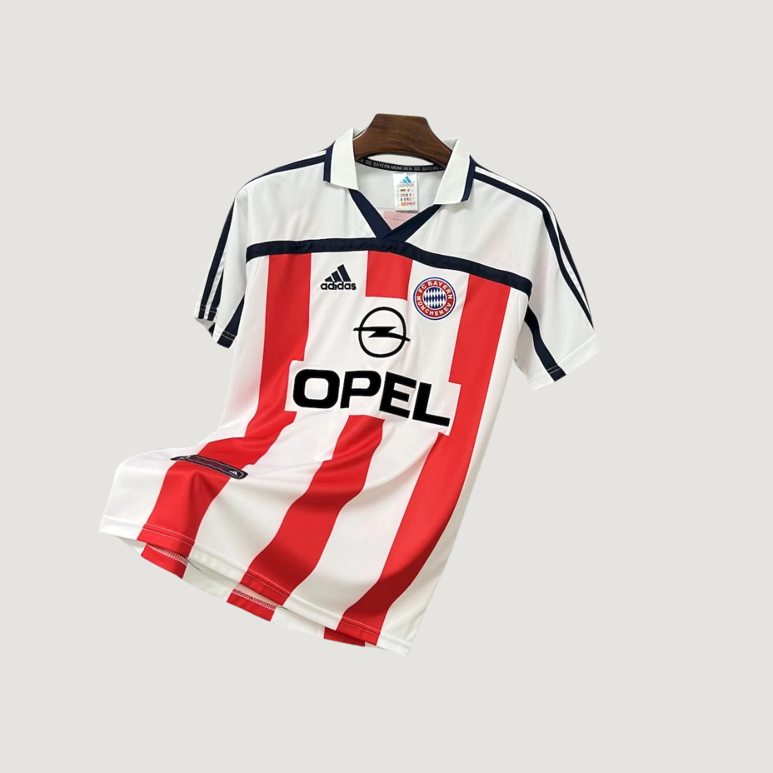 Bayern Munich – Jersey Retro 2000/01 – White & Red