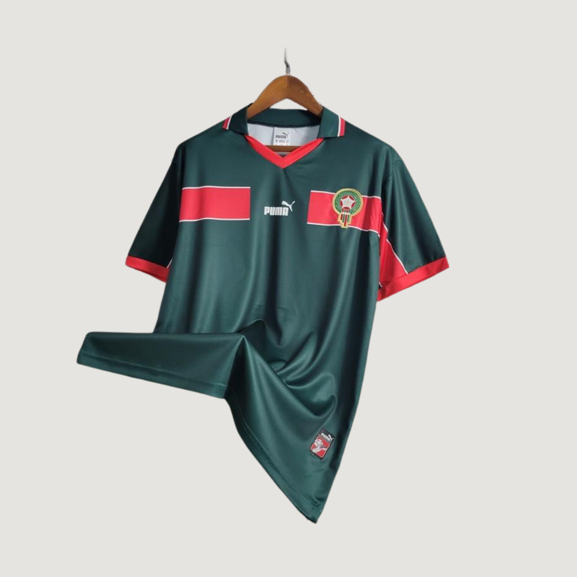 Morocco – Jersey Retro 1998 Home – Green, Red