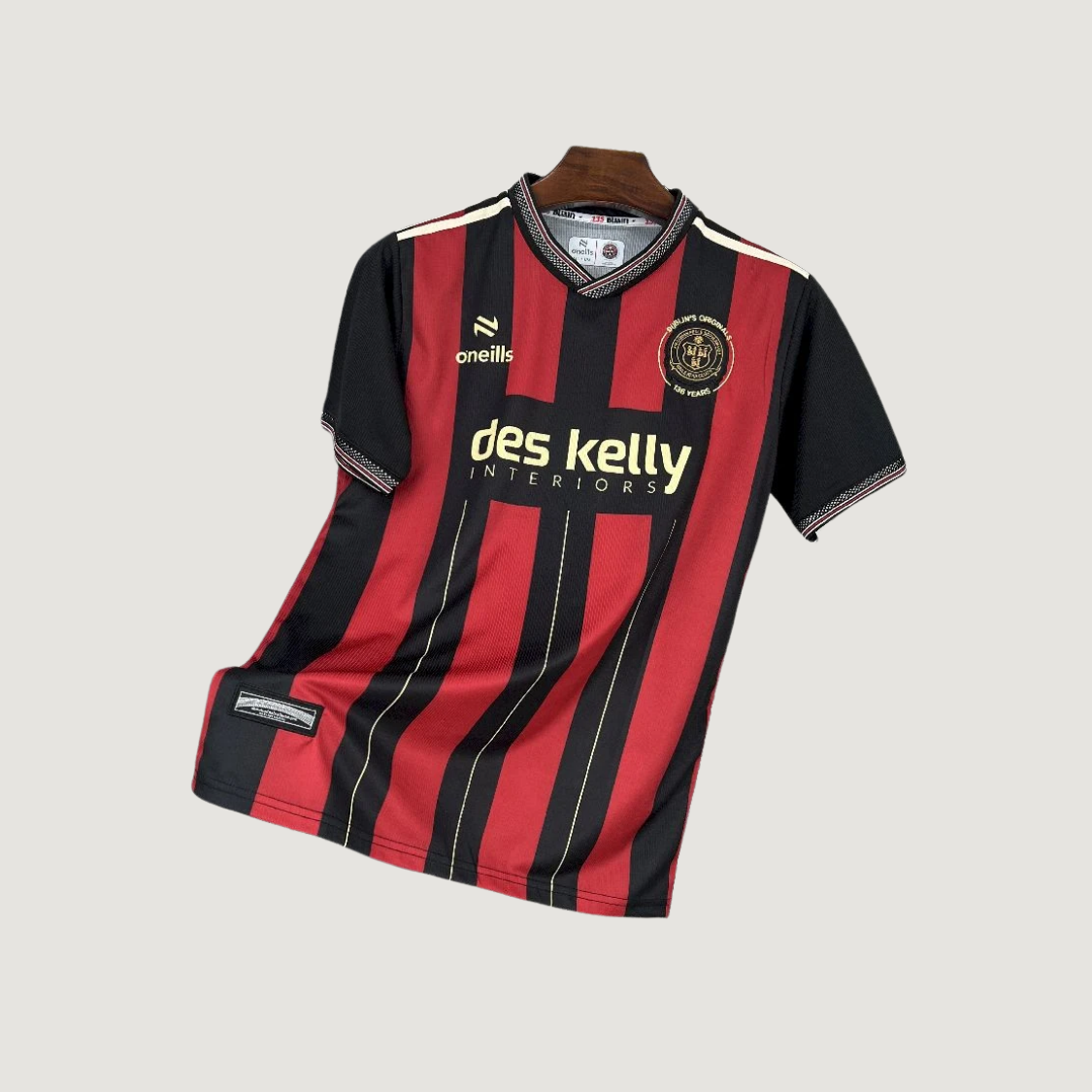 Bohemians Dublin – Jersey Home 2025/26 – Black, Red