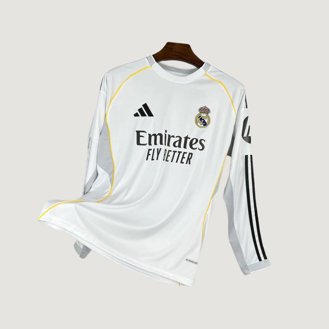 Real Madrid – Jersey Home 25/26 – White (Long Sleeve)