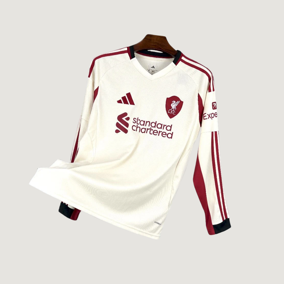 Liverpool – Jersey Away Long Sleeve 25/26 – White