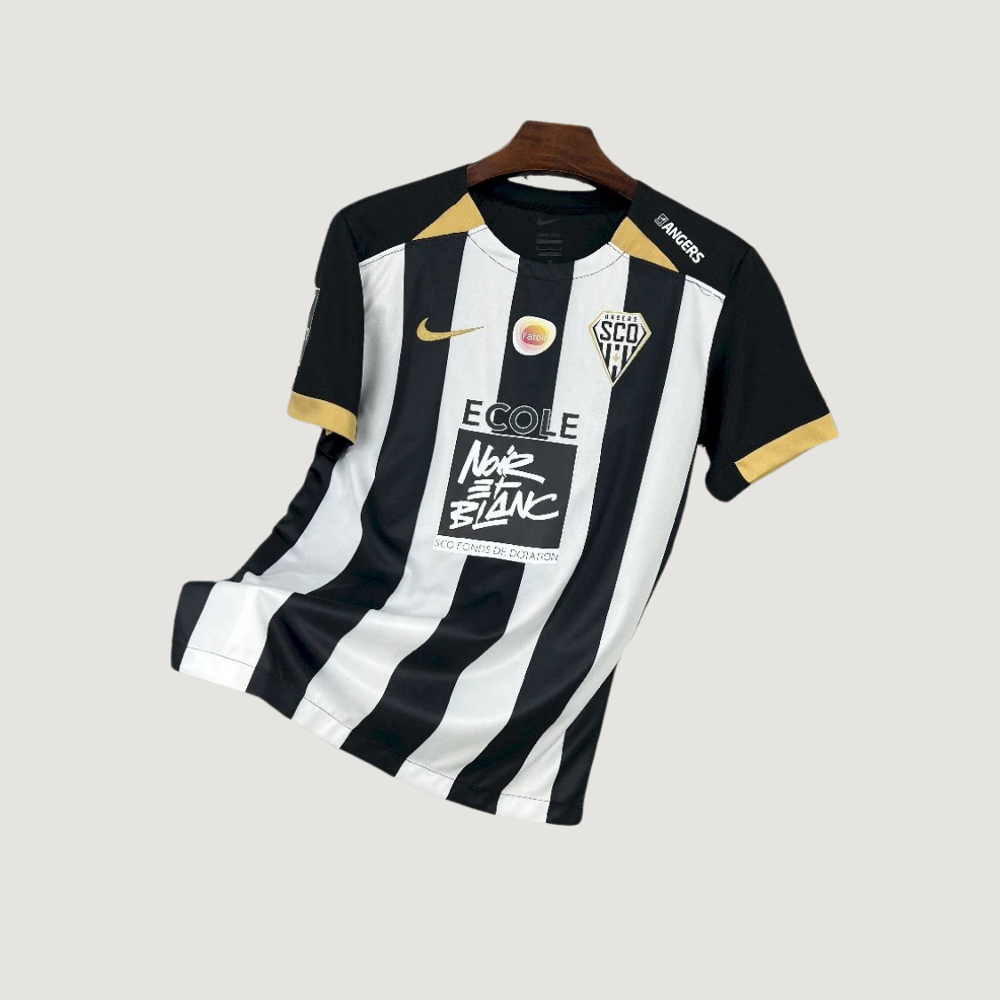Angers SCO – Jersey Home 2025/2026 – Black et White