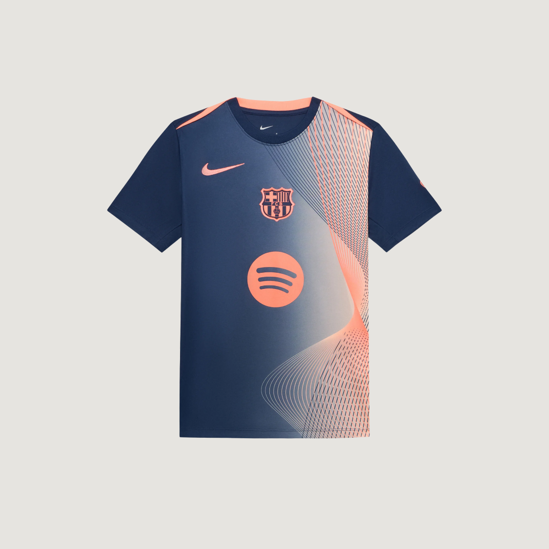 FC Barcelona – Jersey Pre-Match 25/26 – Navy, Orange
