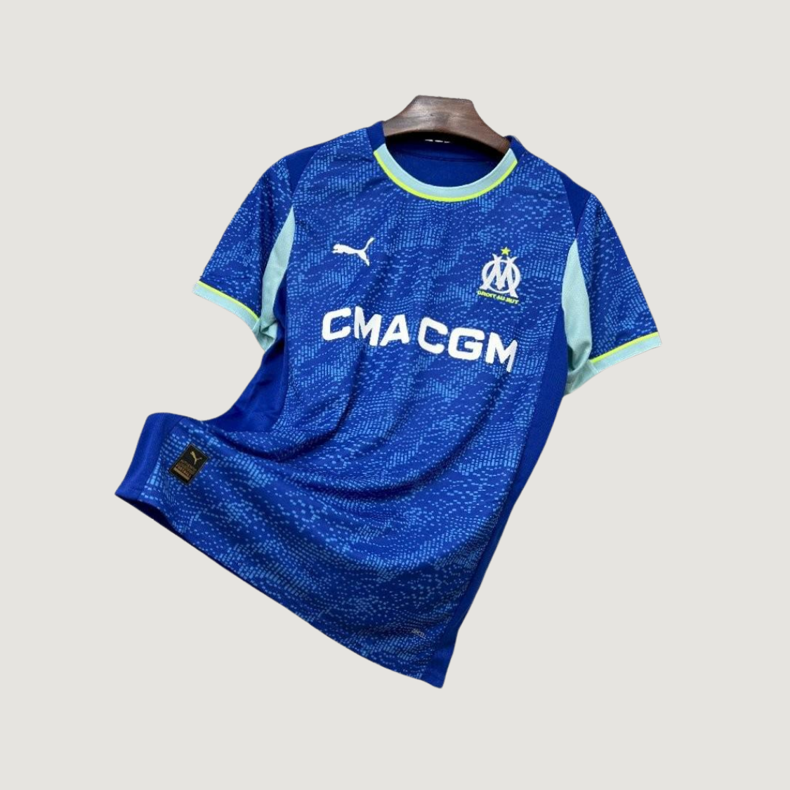 Olympique de Marseille – Jersey Third 25/26 – Blue, Light Green