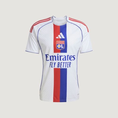 Olympique Lyonnais – Jersey Home 25/26 – White, Red, Blue