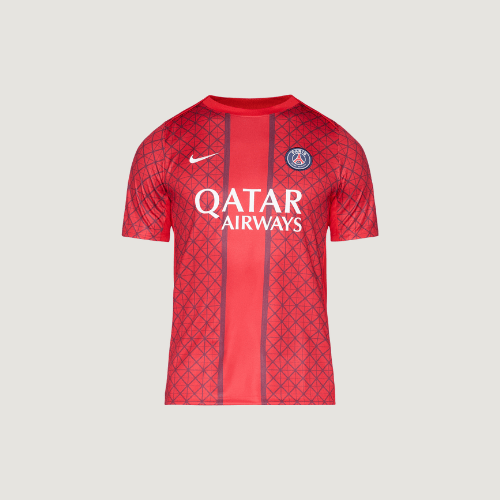 Paris Saint-Germain – Jersey Pre-Match 2025/2026 – Red & Night Blue