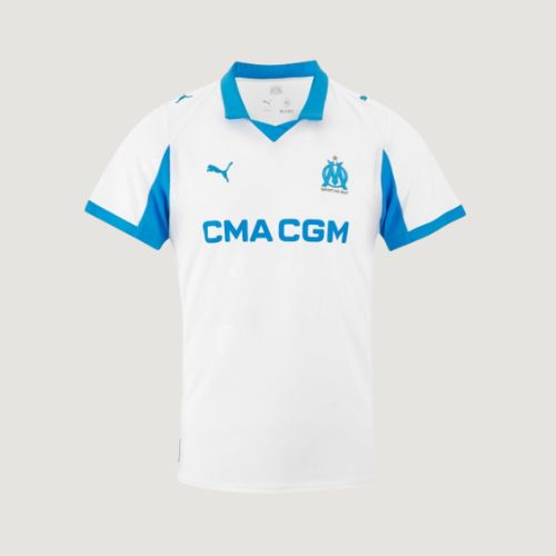 Olympique de Marseille – Jersey Home 25/26 – White & Azure Blue