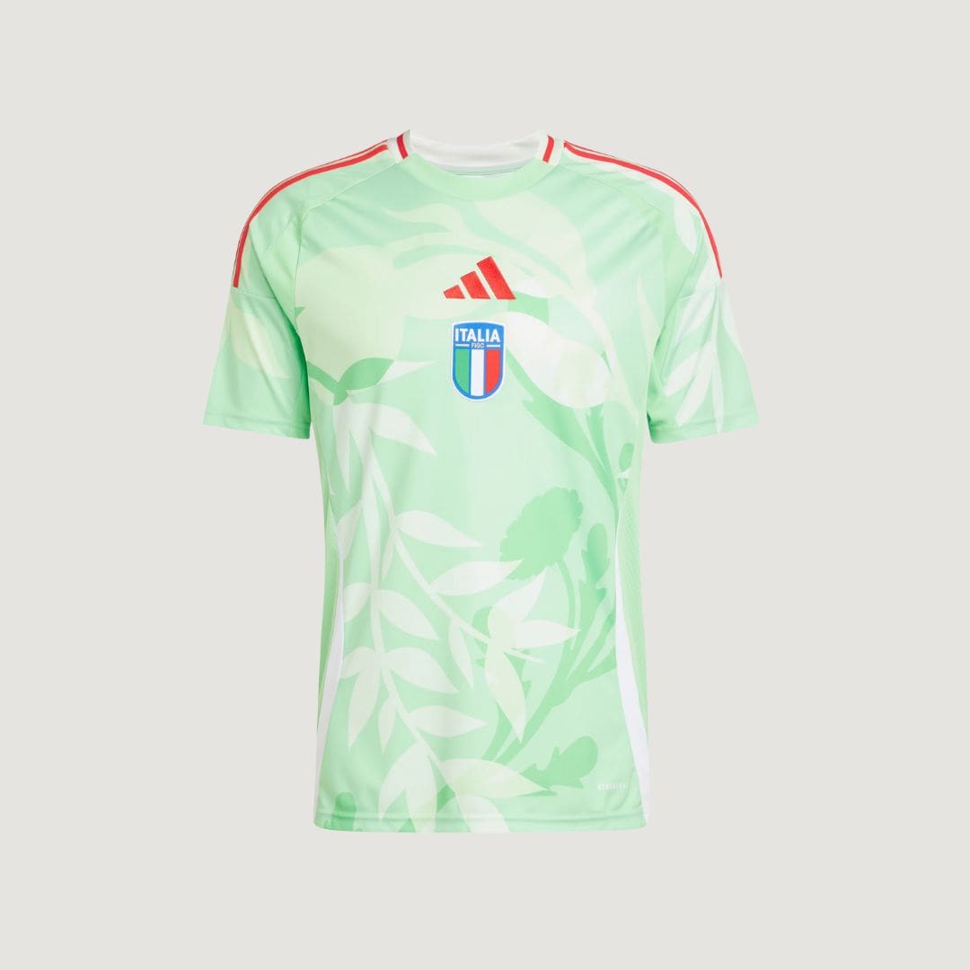 Italy – Jersey Away 2025/26 (Équipe Women's) – Light Green, White & Red