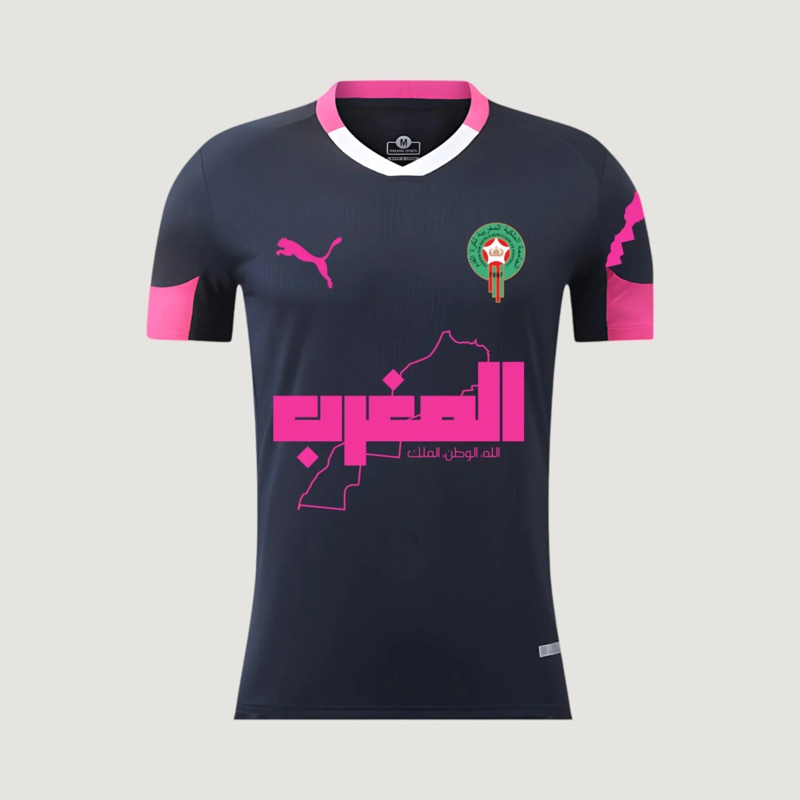 Morocco – Jersey Concept 2025 – Black & Pink