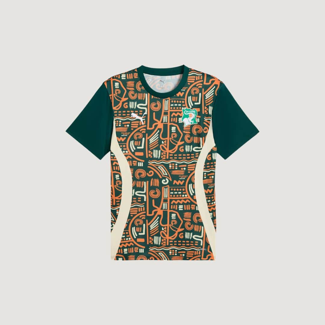 Ivory Coast - Jersey Pre-Match 24/25 - Orange, Green
