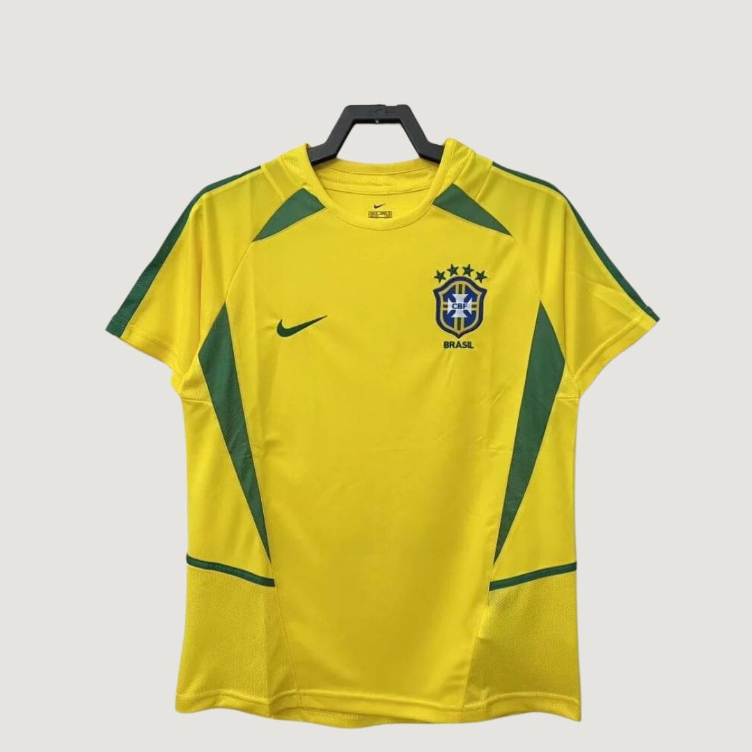 Brazil - Jersey Retro 2002 - Yellow,Green