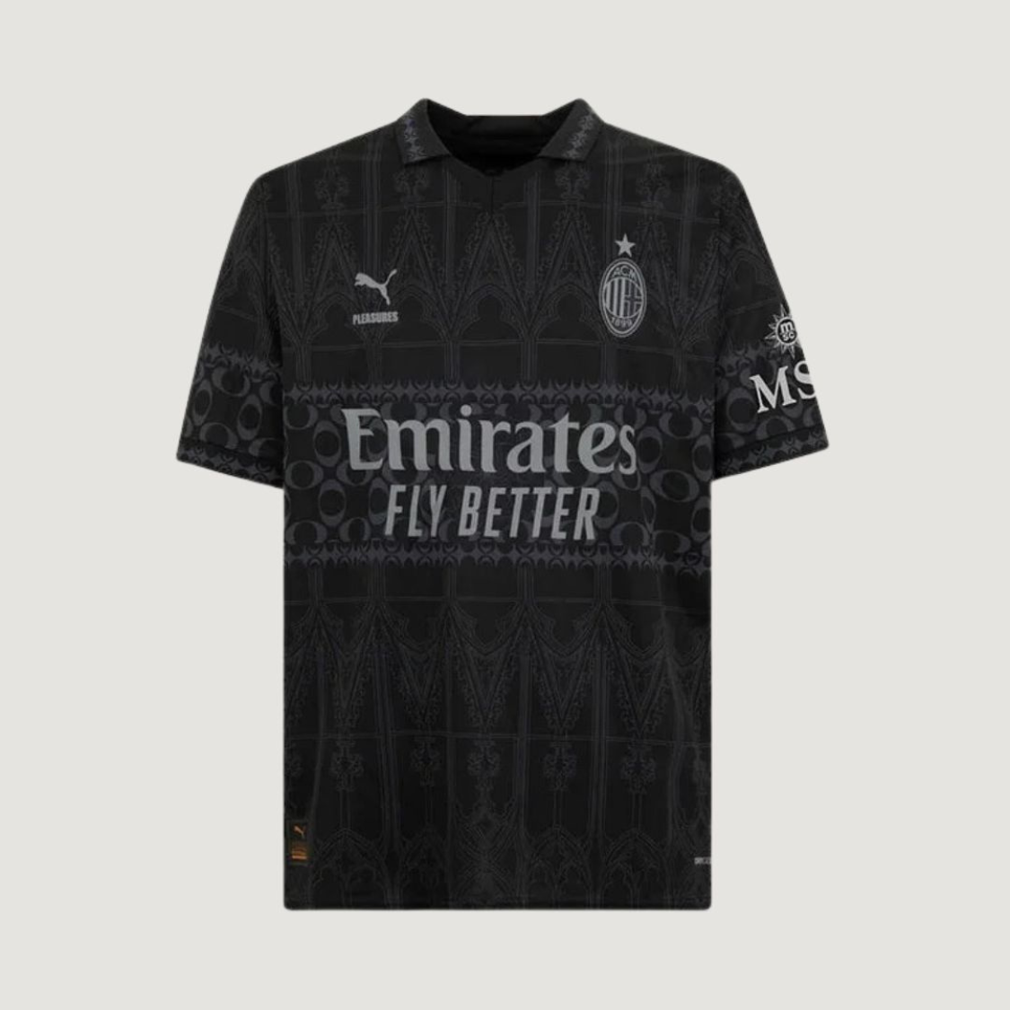 AC Milan - Jersey x PLEASURES Fourth 23/24 - Black
