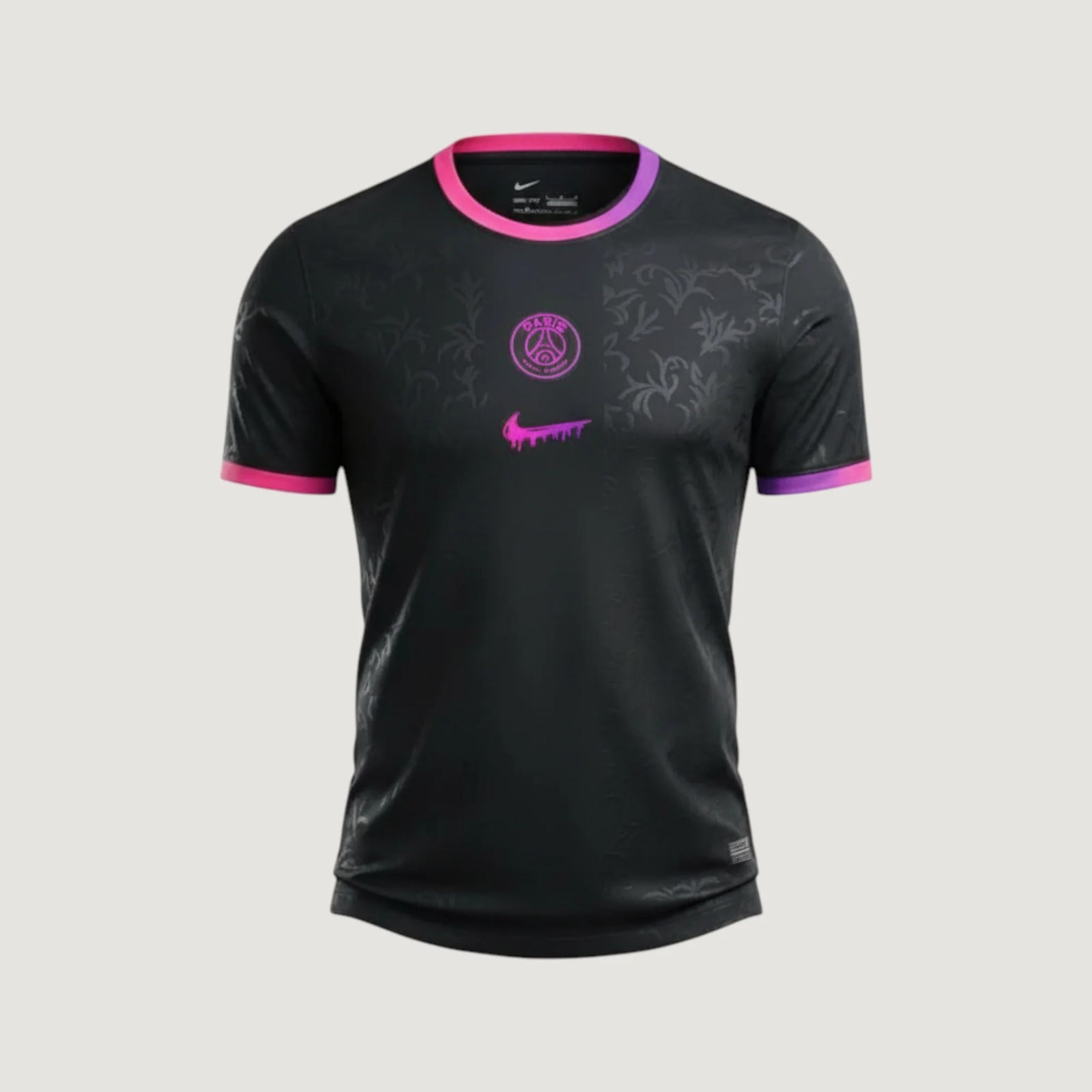 Paris Saint Germain ( PSG ) - Jersey Concept - Black, Purple, Pink