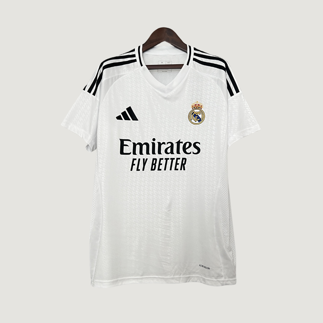 Real Madrid - Jersey Home 24/25 - White / Black ( Fan )