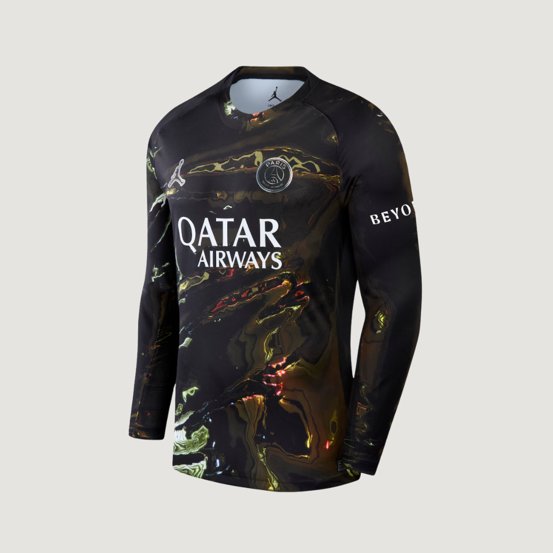 Paris Saint-Germain – Jersey Night Edition 2025/26 Long Sleeve – Iridescent Black Multicolor