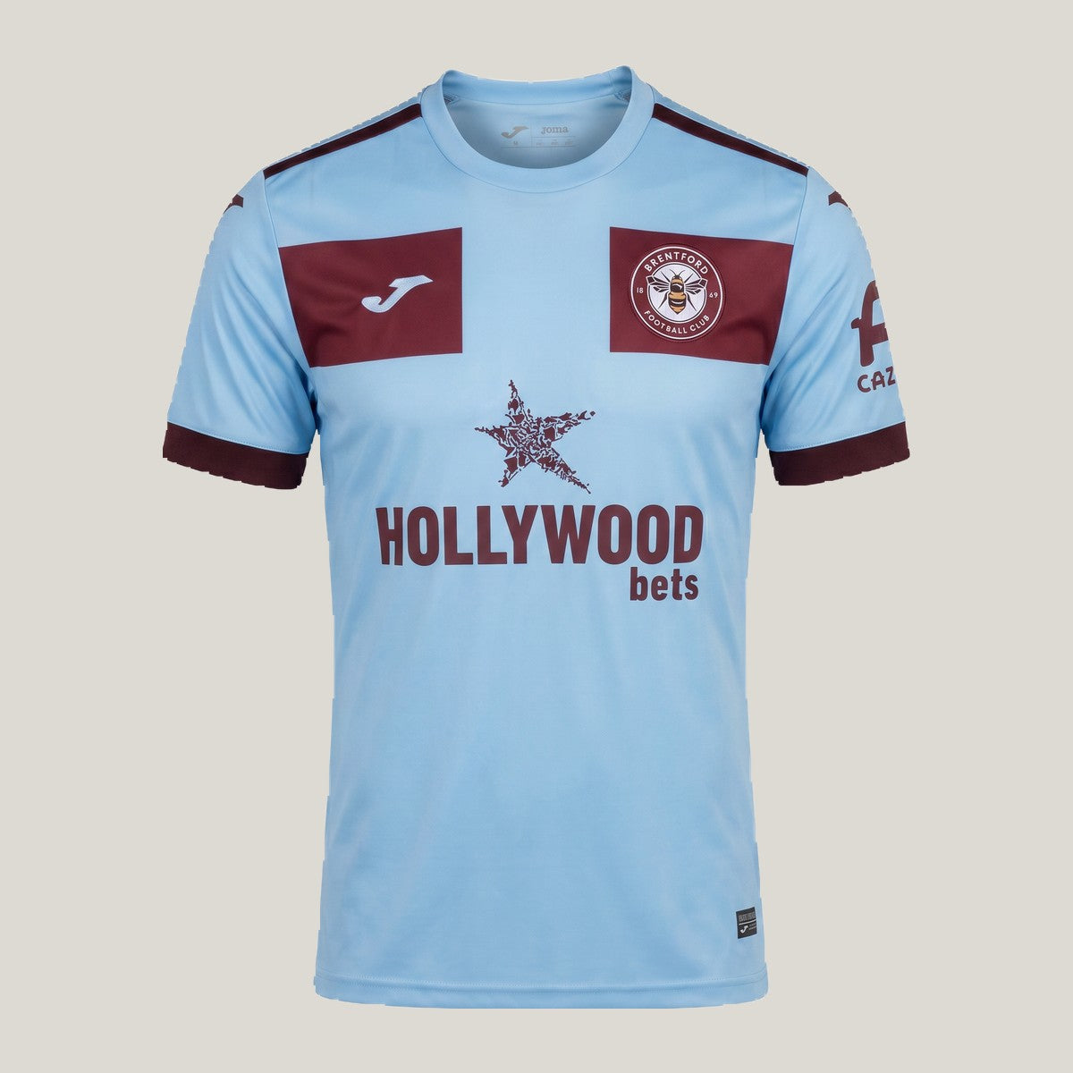 Brentford – Jersey Third 26/27 – Sky Blue, Light Grey, Burgundy