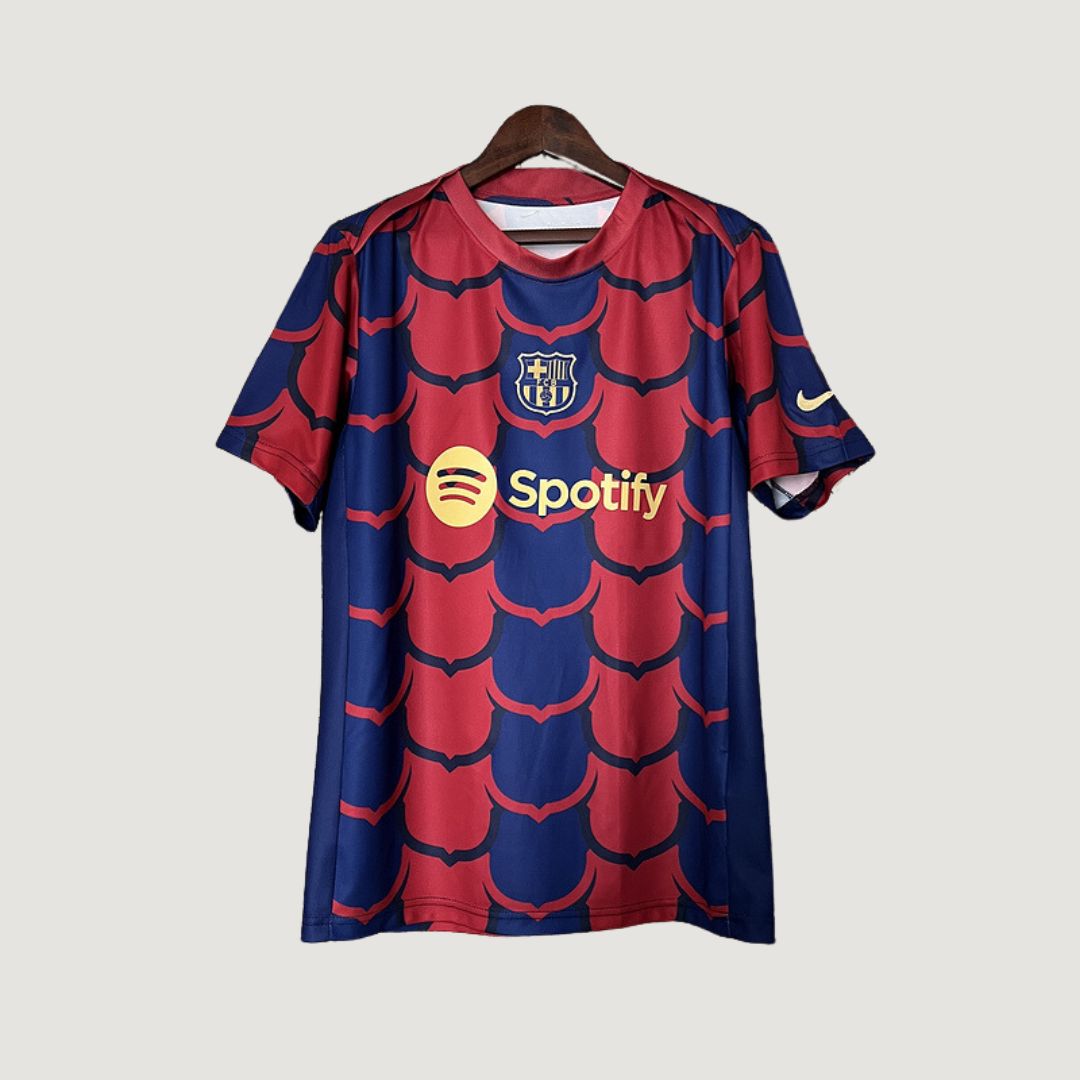 FC Barcelone - Maillot d'Entraînement 24/25 - Rouge, Bleu - Covred
