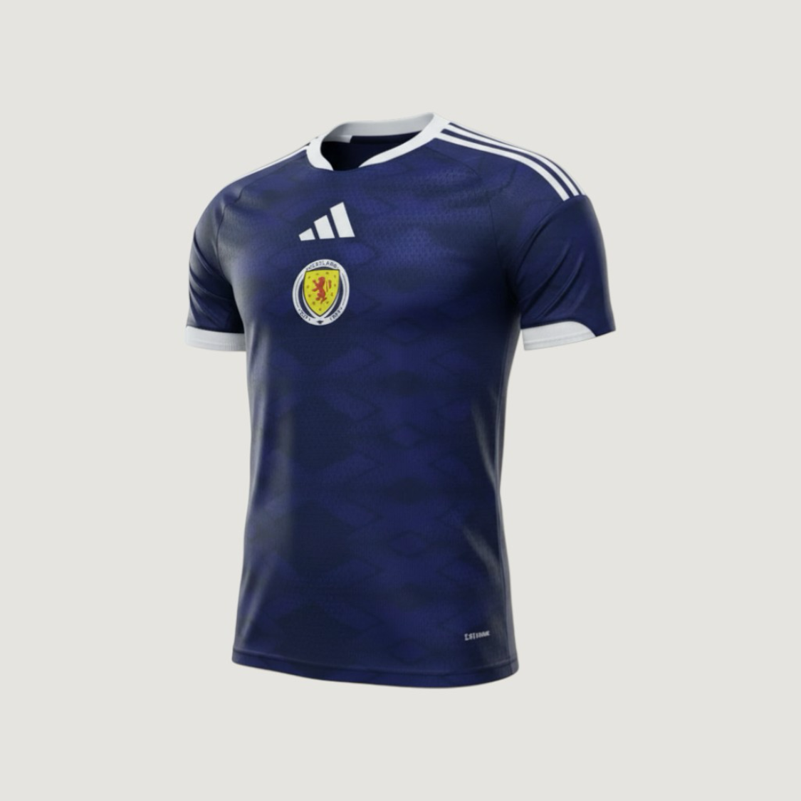 Écosse – Maillot Domicile Coupe du Monde 2026 – Bleu Marine, Blanc - Covred