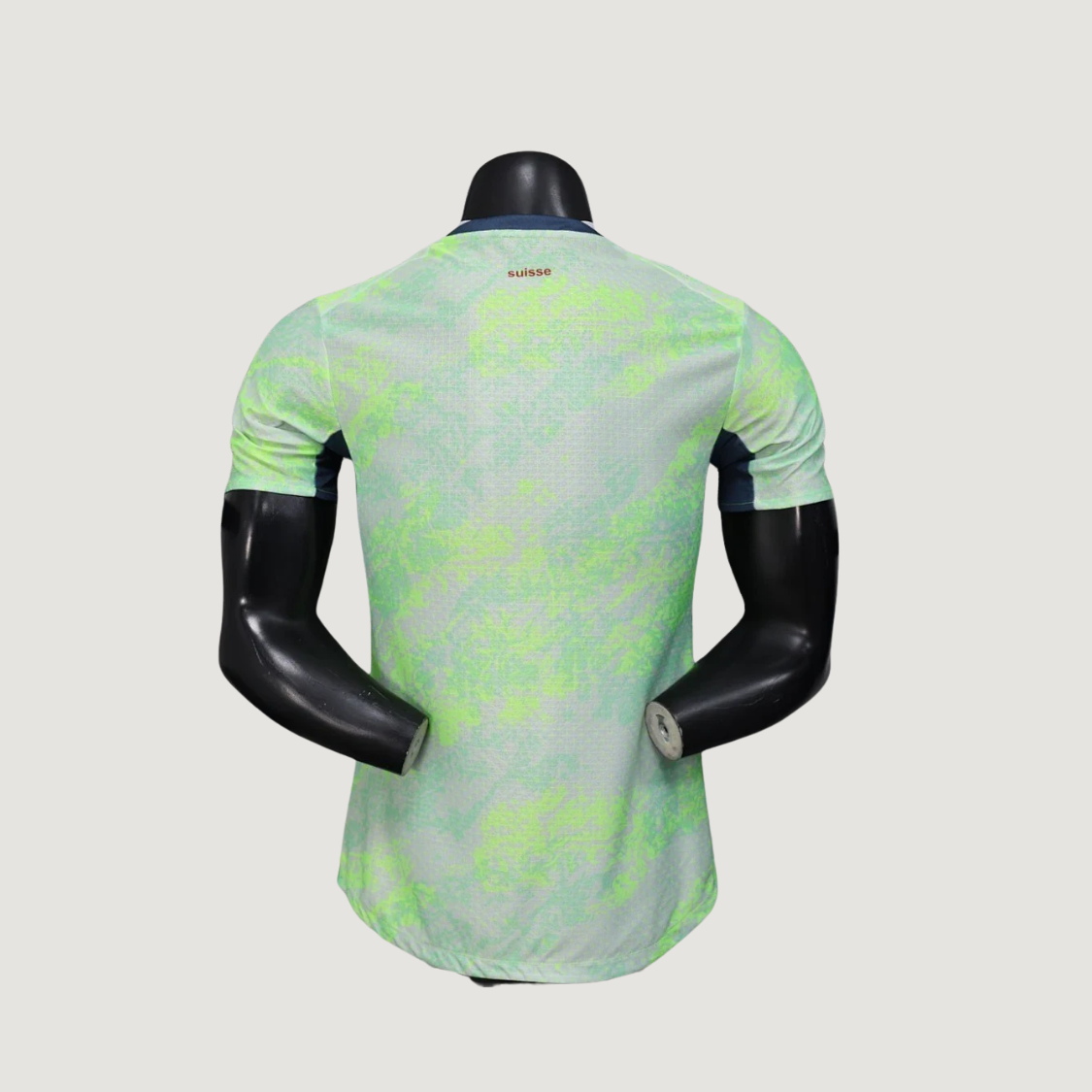 Suisse – Maillot Extérieur Coupe du Monde 2026 – Vert Fluo, Gris Clair - Covred