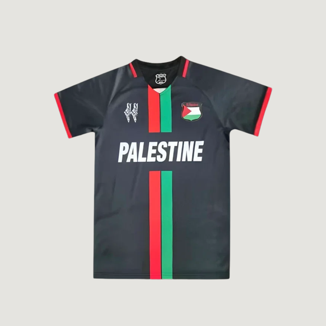 Palestine – Maillot Édition Spéciale 2023-2024 – Noir, Rouge, Vert, Blanc - Covred