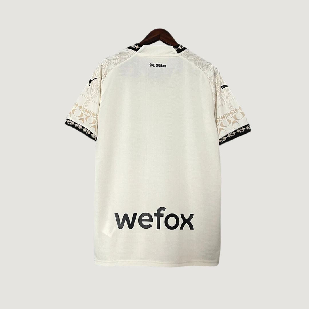 AC Milan - Maillot x PLEASURES Forth - Crème, Noir ( Fan ) - Covred