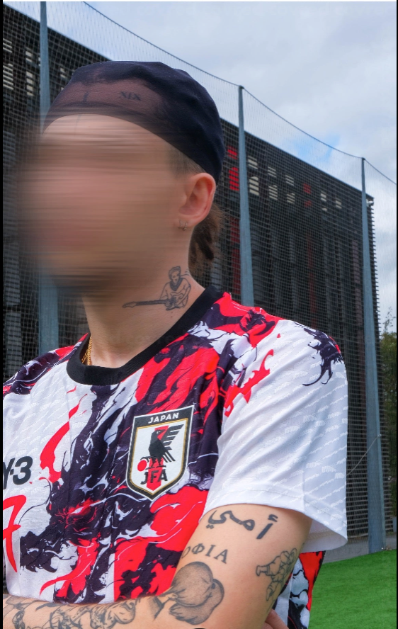Giappone – Maglia Concept 2026 – Bianco, Rosso, Nero