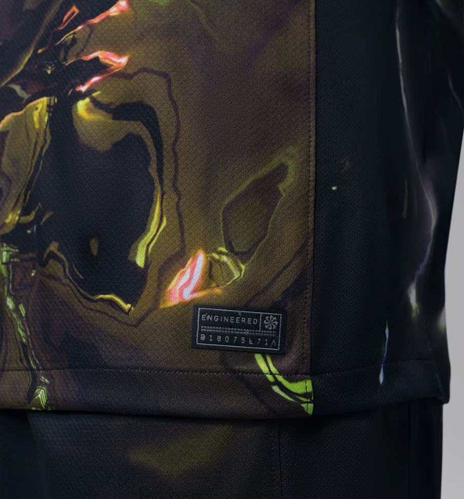 Paris Saint-Germain – Maillot Night Edition 2025/26 – Noir irisé multicolore