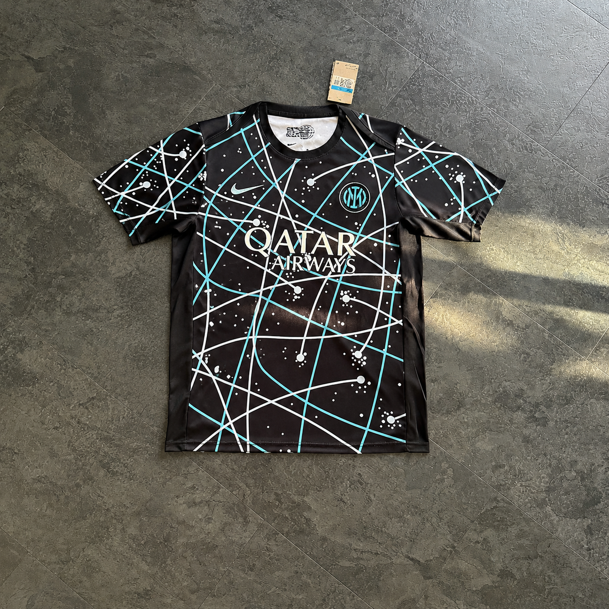 Inter Milan – Camiseta Pre-Partido 2025/26 – Negro, Azul