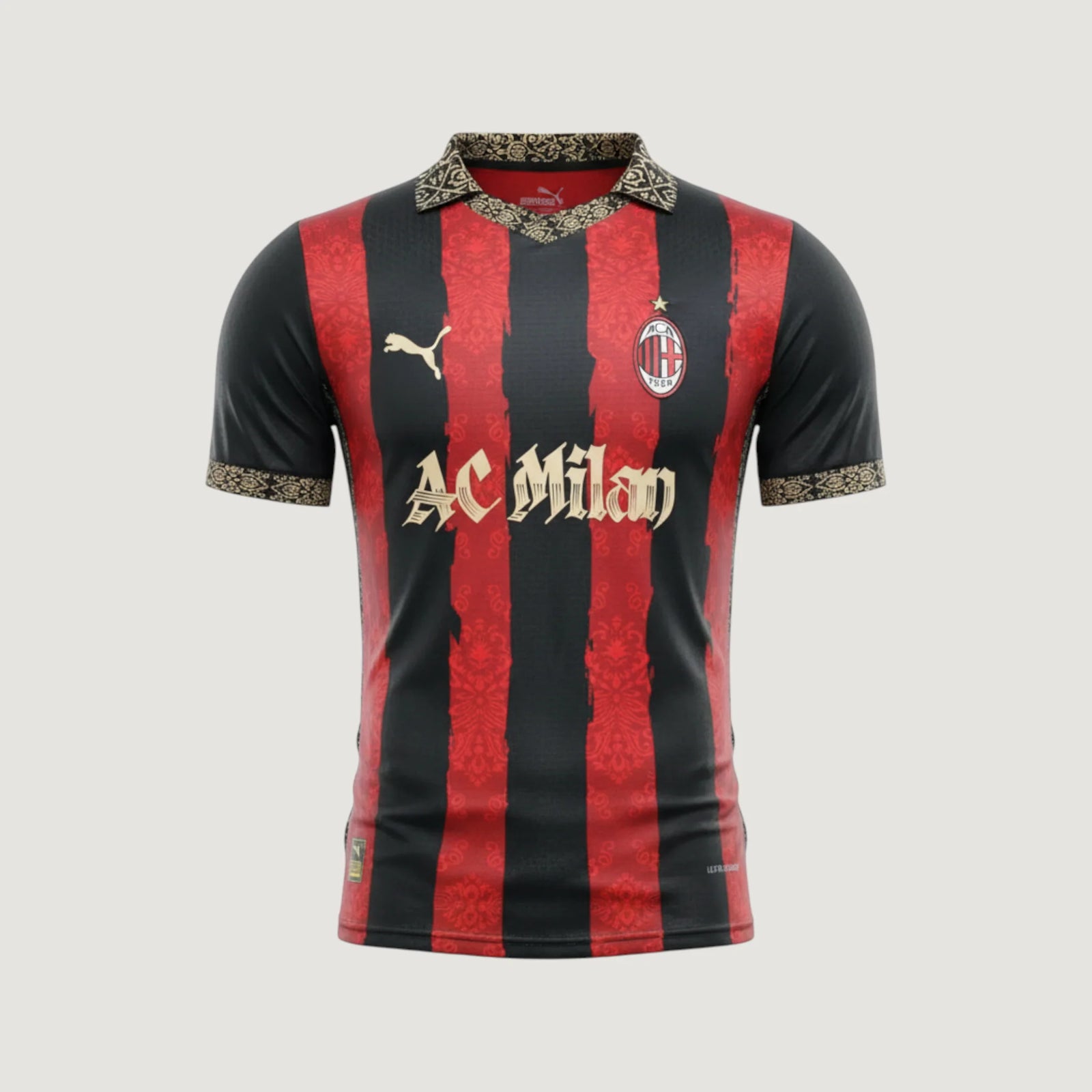 AC Milan – Maillot Domicile Spécial Édition 2026 – Noir, Rouge - Covred
