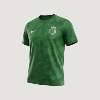 Sporting Lisbonne – Maillot Entraînement 2025-26 – vert, vert foncé