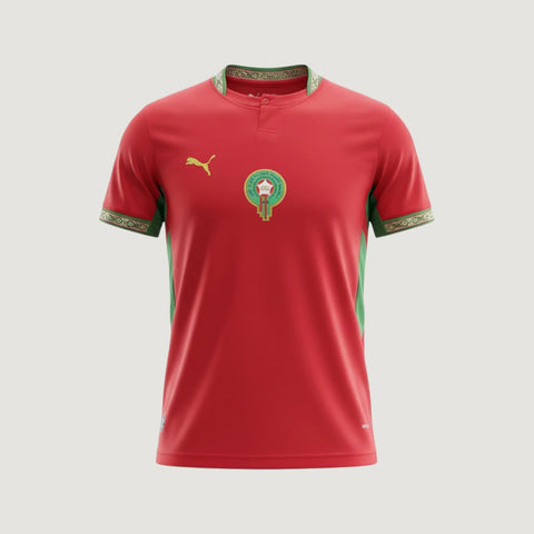 Marruecos – Camiseta Local 2026 – Rojo, Verde