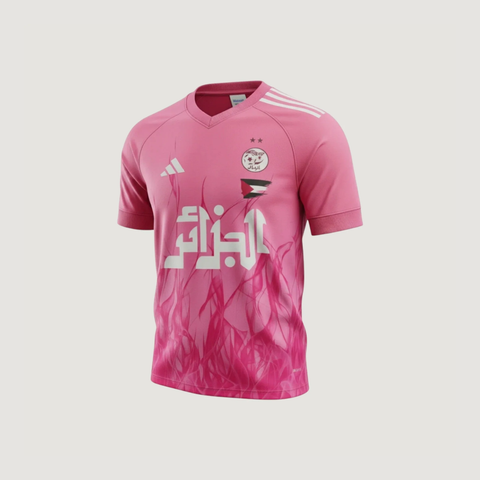 Algérie – Maillot Concept 2025/26 – Rose, Flamme – vue de face