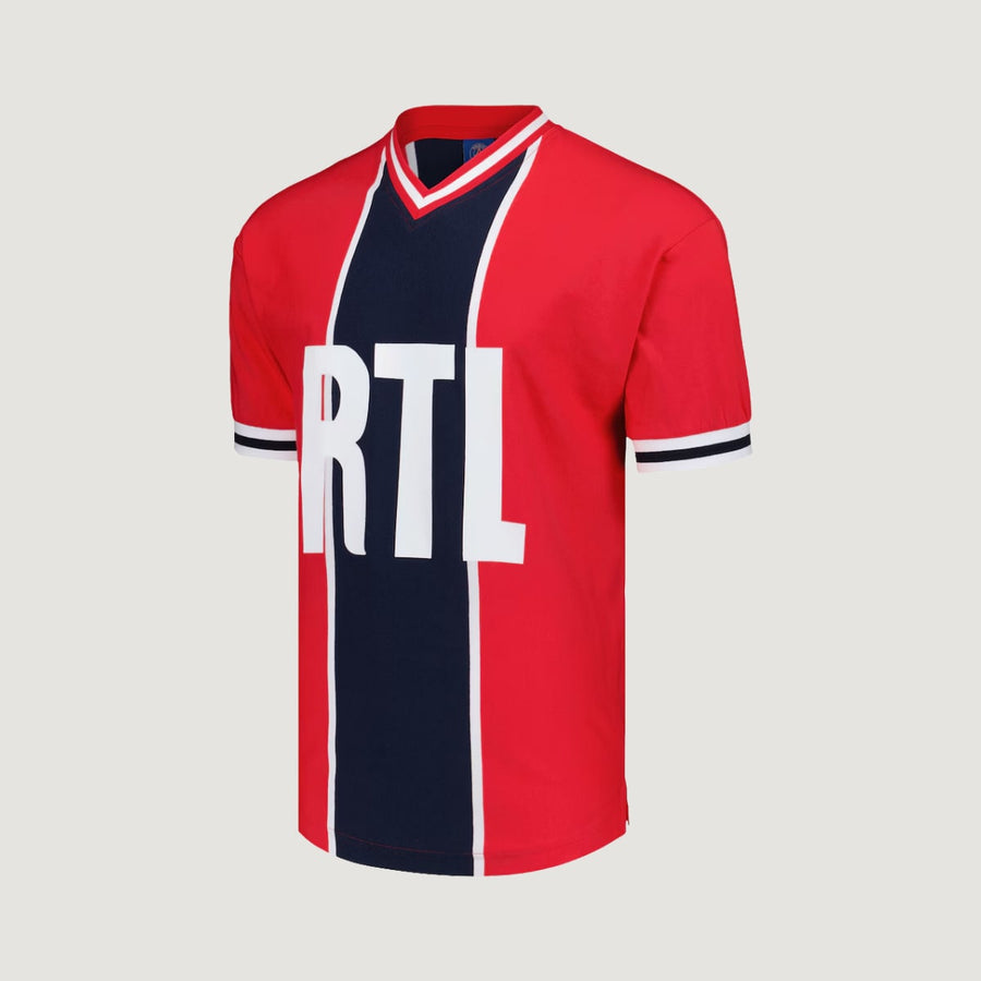 Paris Saint-Germain – Maillot Héritage Extérieur Héritage 1975 – Rouge, Bleu – vue de face