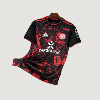 Fortuna Düsseldorf – Shirt 2025/26 – Zwart, Rood