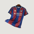 Levante UD – Maillot Domicile 2025/26 – Rayures Bleu, Grenat – vue de face