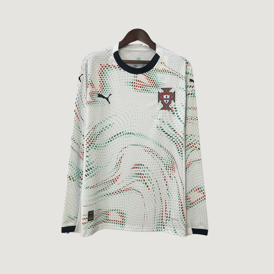 Portogallo – Maglia Trasferta Manica Lunga 2025/26 – Bianco