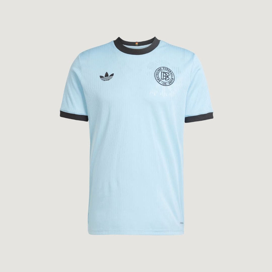 Deutschland – Trikot Jubiläum 2025 – Hellblau & Schwarz