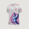 Japon – Maillot Concept – Blanc Rose Bleu