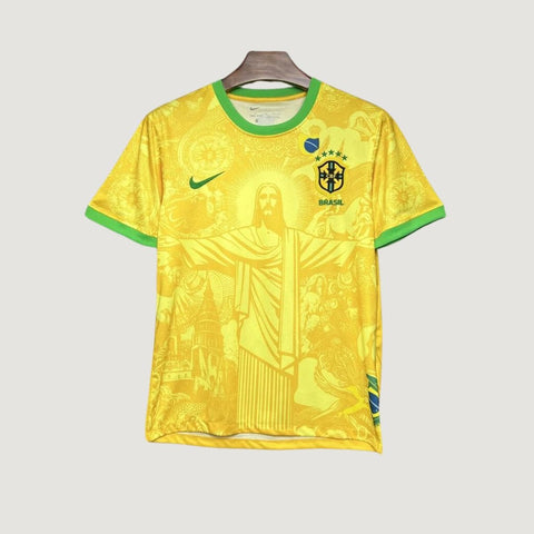 Brésil - Maillot concept 24/25 - Jaune – vue de face