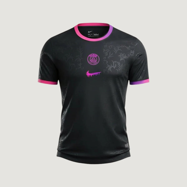 Paris Saint Germain ( PSG ) - Maillot Concept - Noir, Violet, Rose