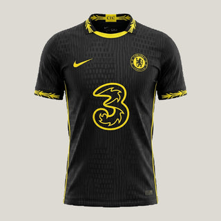 Chelsea – Maillot Extérieur 26/27 – Noir, Jaune