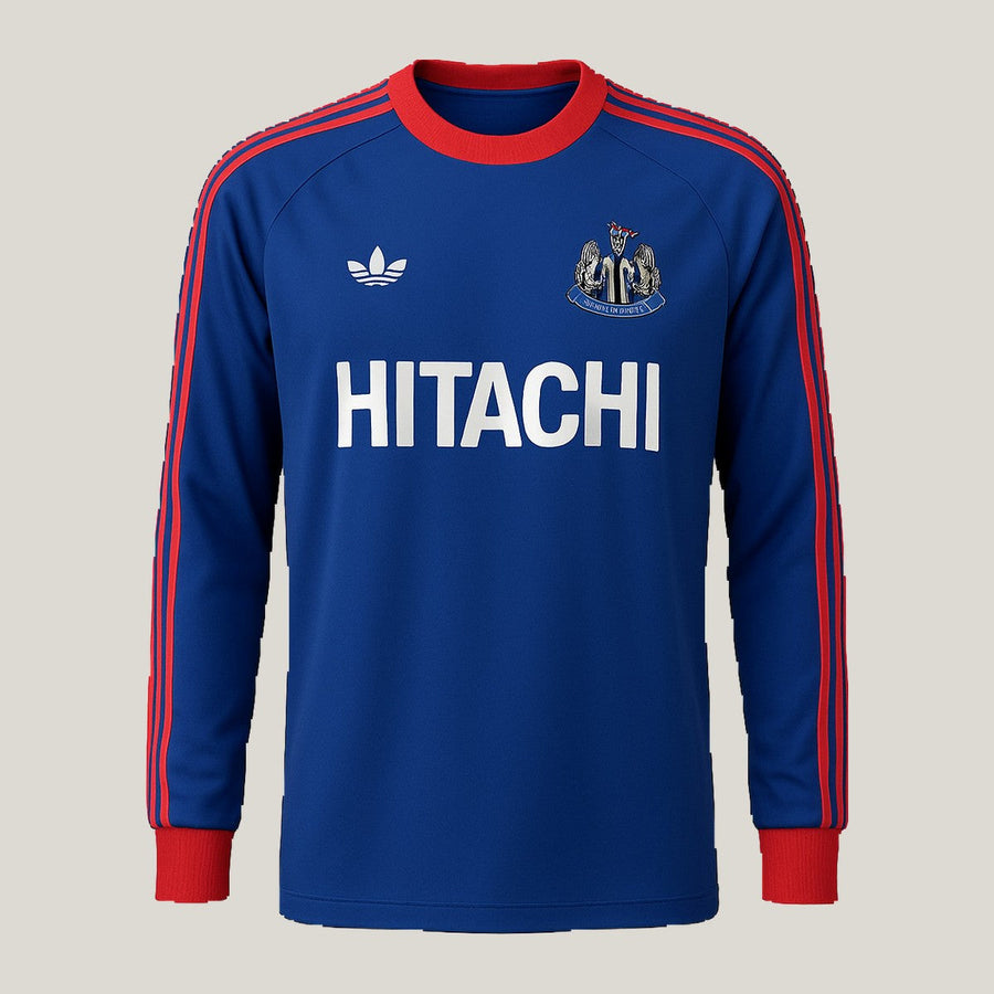 Newcastle United – Maillot Domicile 26/27 Manche Longue – Bleu marine, Bleu, Noir