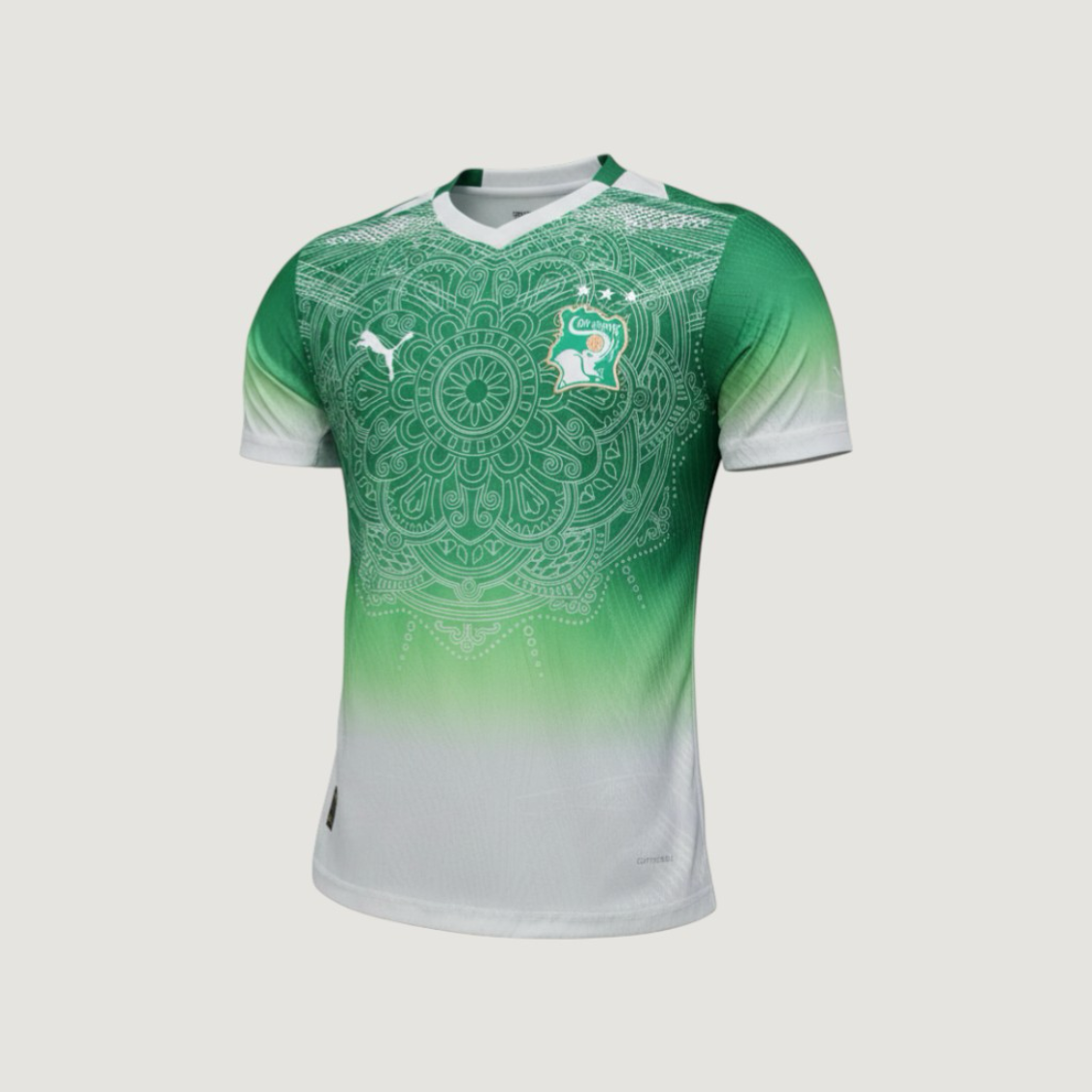 Côte d’Ivoire – Maillot Concept 2026 – Vert, Blanc - Covred