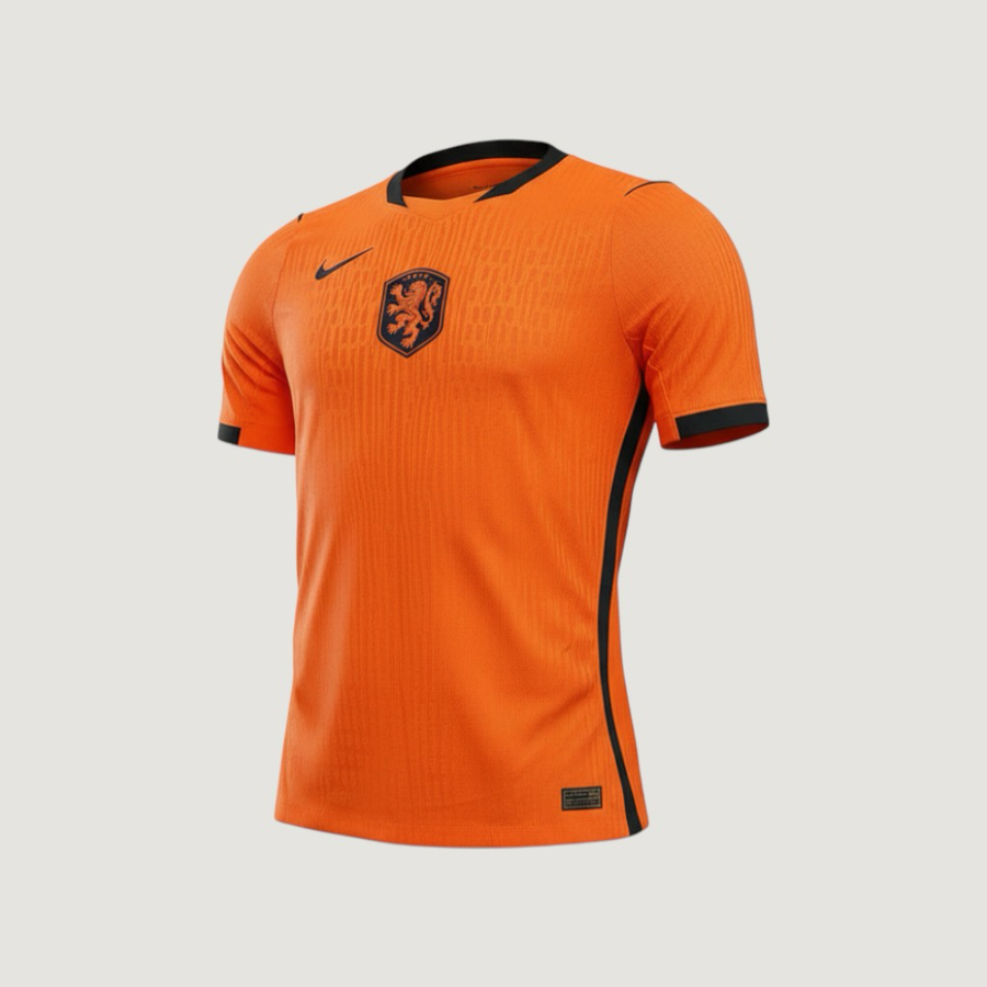 Pays-Bas – Maillot Domicile Coupe du Monde 2026 Player Version – Orange & Noir - Covred