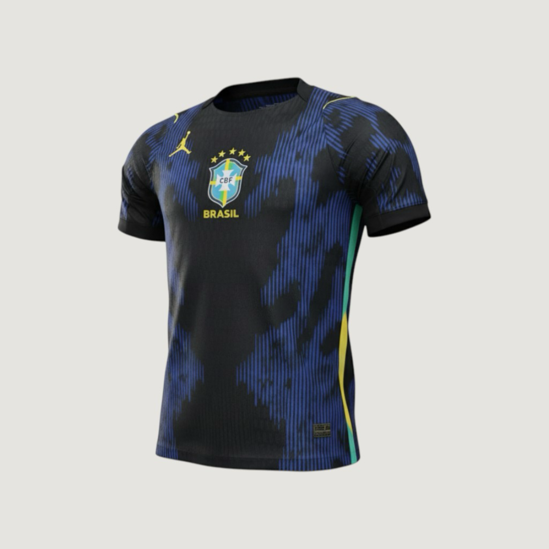 Brésil – Maillot Extérieur Coupe du Monde 2026 – Noir, Bleu, Jaune - Covred