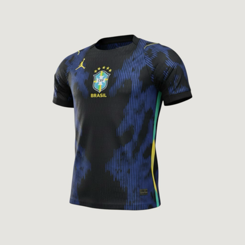 Brésil – Maillot Extérieur Coupe du Monde 2026 – Noir, Bleu, Jaune - Covred