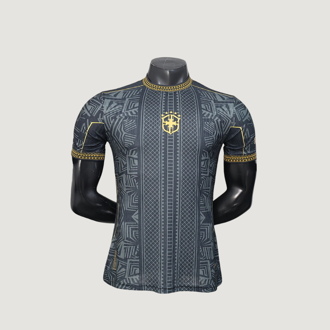 Brésil – Maillot Concept 2026 – Noir, Gris, Or - Covred