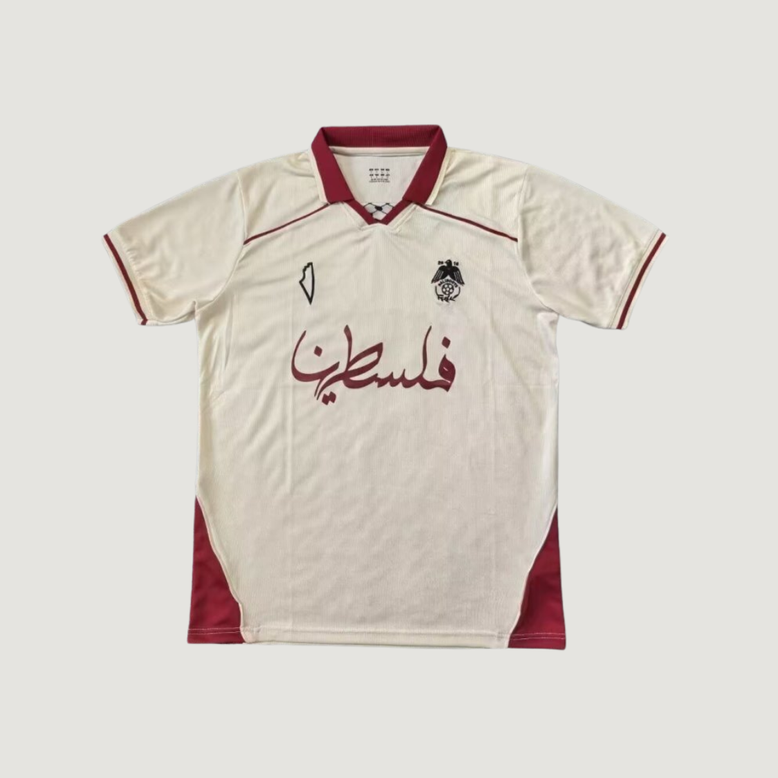 CD Palestino – Maillot 2025/26 – Écru, Rouge Bordeaux - Covred