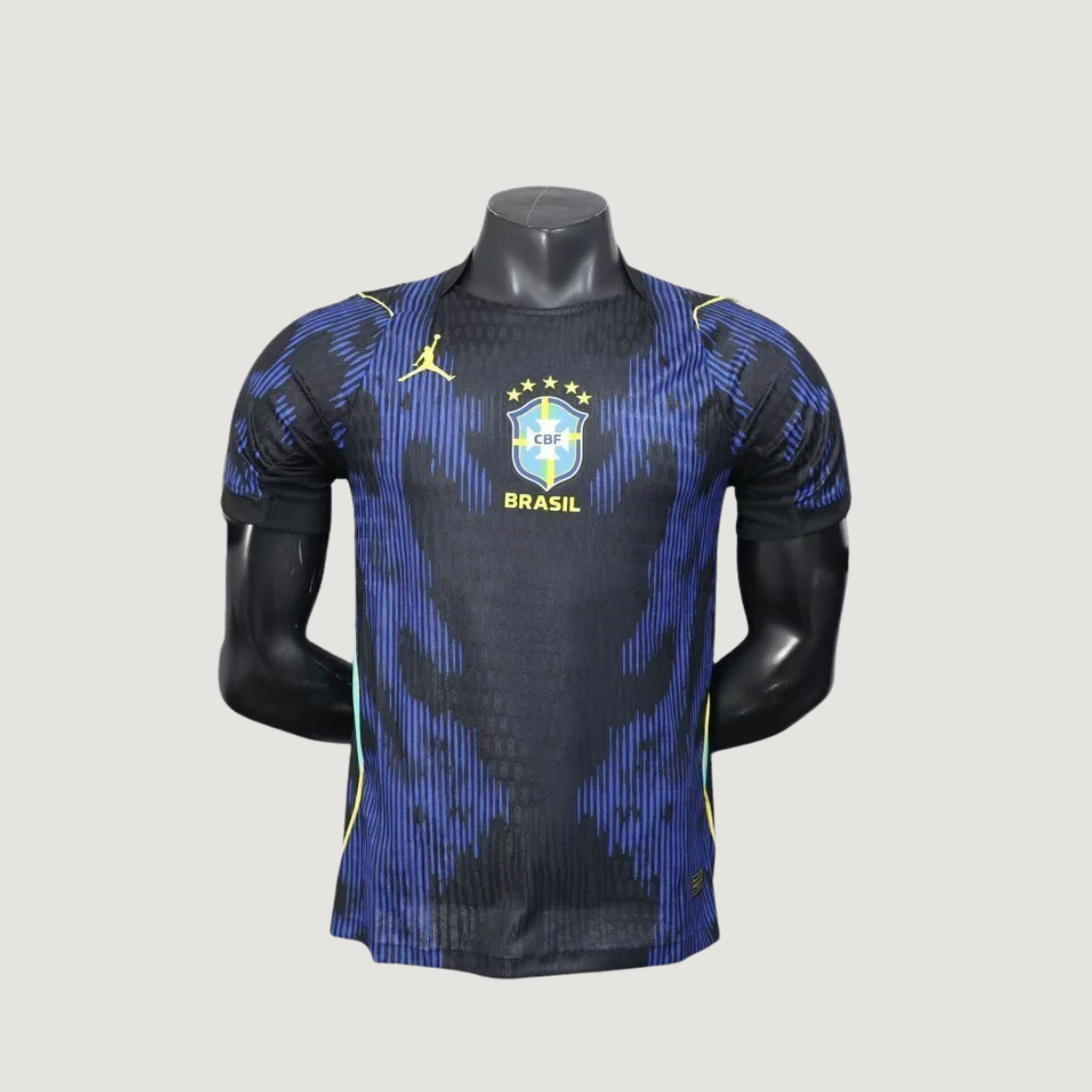 Brésil – Maillot Extérieur Coupe du Monde 2026 – Noir, Bleu, Jaune - Covred